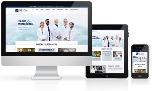 Lipson Dental Group Website Preview