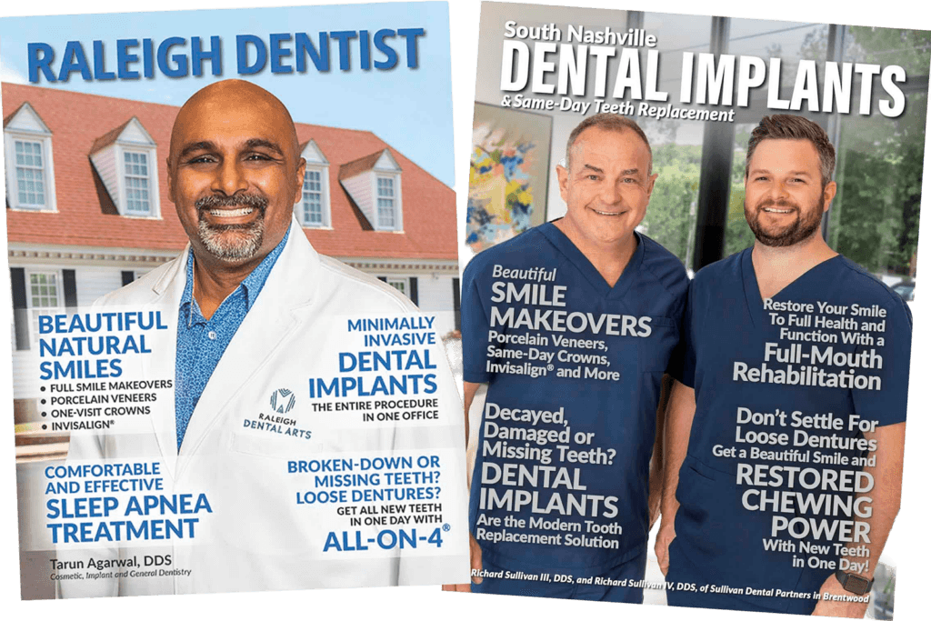Dr. Agarwal and Dr. Sullivan magazine covers
