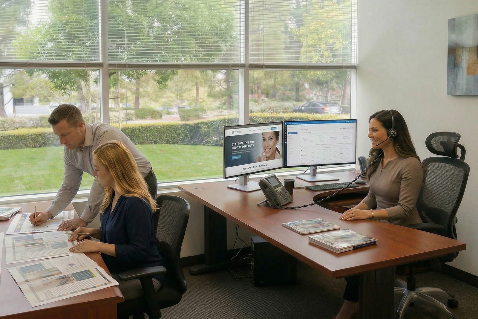 Gilleard marketing team at work