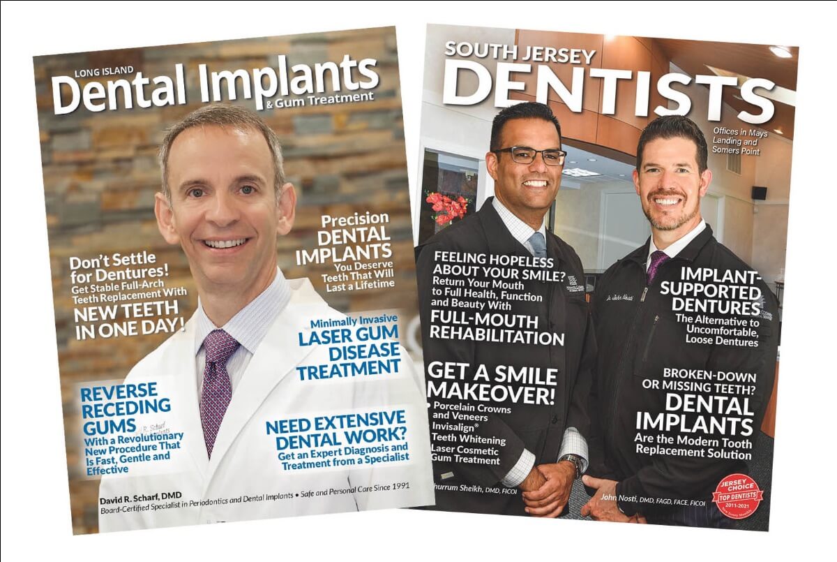 Example Custom Dental Marketing Magazines produced by Gilleard Dental marketing