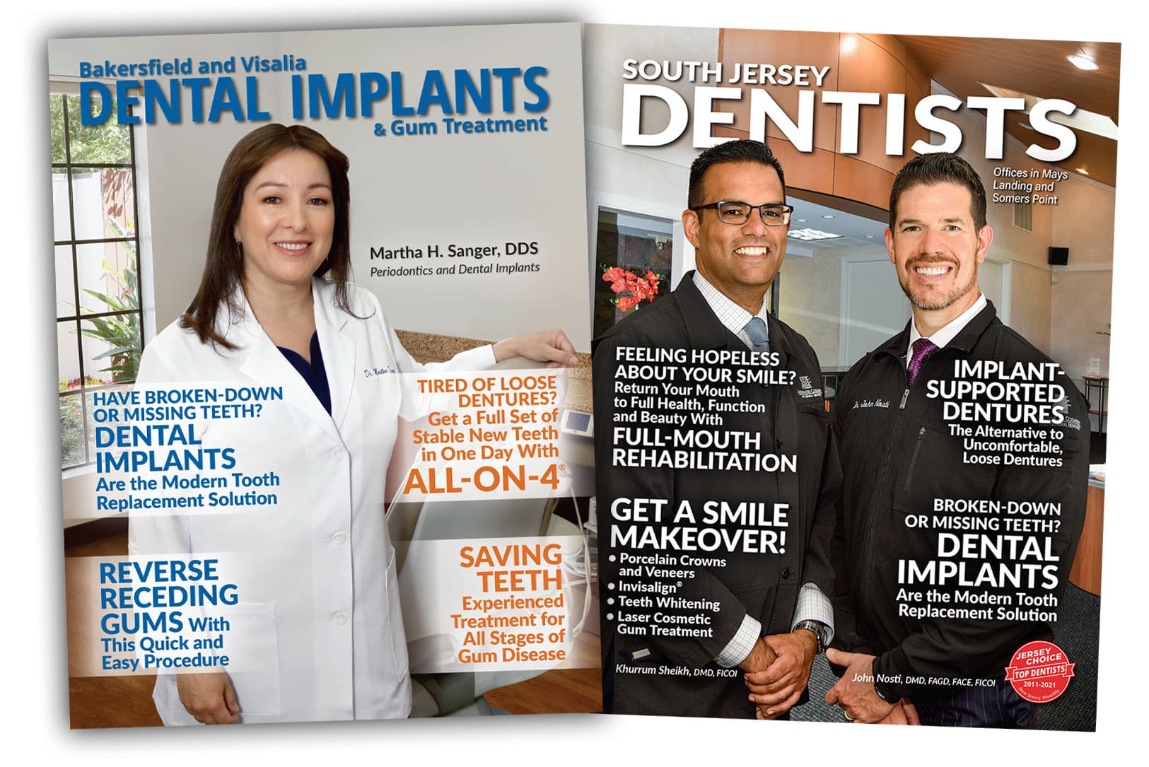 Example Custom Dental Marketing Magazines created by Gilleard Dental Marketing